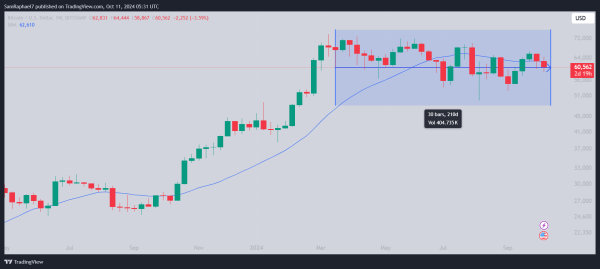 Brandt Says 30 Weeks Since Bitcoin Non-Convincing ATH, Drop of 75% Looming0