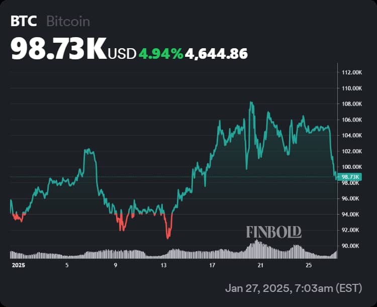 Bitcoin's price fluctuations in 2025.