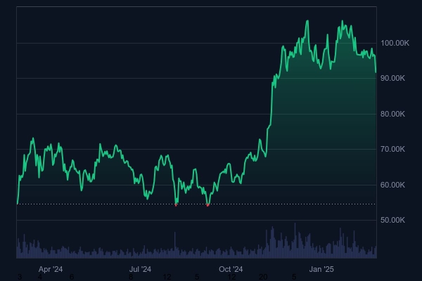 Why Is Bitcoin Price Down Today? BTC Falls Under $91K, Testing November 2024 Lows0