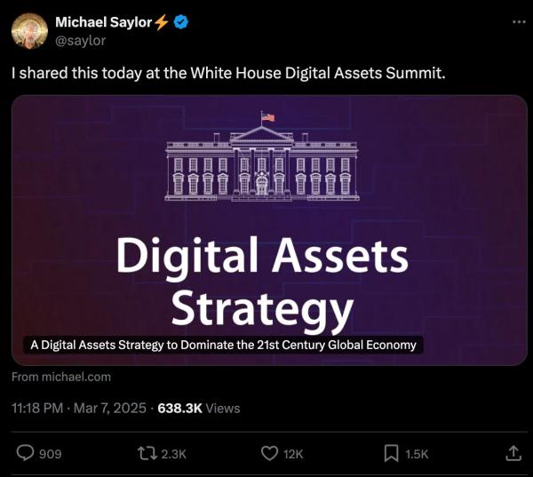 Strategy’s Saylor tells Trump the US Bitcoin Reserve will generate $60-100 trillion in wealth0